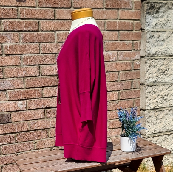 Cable & Gauge slouchy oversized sweater - Picture 6 of 8